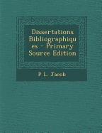 Dissertations Bibliographiques