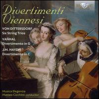 Divertimenti Viennesi: Von Dittersdorf, Manhal, J.M. Haydn - Musica Elegentia; Matteo Cicchitti (conductor)
