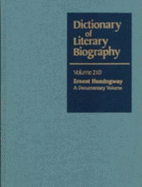 Dlb 210: Ernest Hemingway: A Documentary Volume