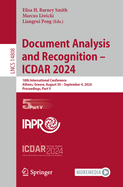 Document Analysis and Recognition - ICDAR 2024: 18th International Conference, Athens, Greece, August 30-September 4, 2024, Proceedings, Part IV
