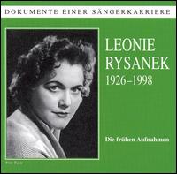 Dokumente Einer Sngerkarriere: Leonie Rysanek - Albrecht Peter (vocals); Bernd Aldenhoff (vocals); Leonie Rysanek (vocals)