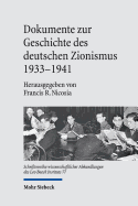 Dokumente Zur Geschichte Des Deutschen Zionismus 1933-1941