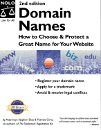 Domain Names: How to Choose & Protect a Great Name for Your Website - Elias, Stephen, and Gima, Patricia