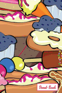 Donut-Book: donut and ice cream print notebook