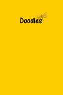 Doodles Journal - Great for Sketching, Doodling, Project Planning or Brainstorming: Medium Ruled, Soft Cover, 6 X 9 Journal, Red, 200 Pages