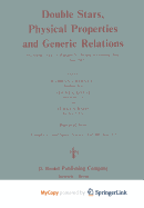 Double Stars, Physical Properties and Generic Relations - Hidayat, B (Editor), and Kopal, Zdenek (Editor), and H Rahe, Jurgen (Editor)