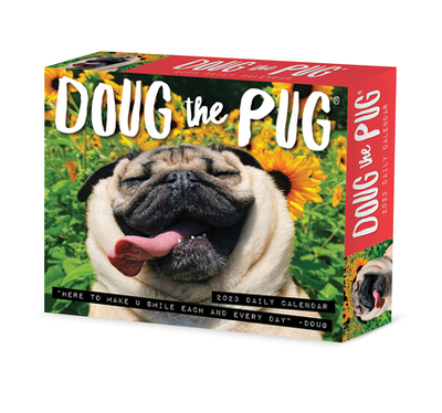 Doug the Pug 2023 Box Calendar-Usa - Leslie Mosier