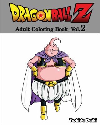 Dragon Ball Z Adult Coloring Book Vol2 Design Coloring - 