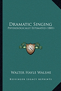 Dramatic Singing: Physiologically Estimated (1881)