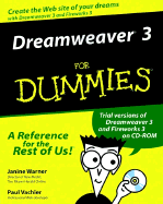 Dreamweaver 3 for Dummies - Warner, Janine, and Vachier, Paul