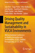 Driving Quality Management and Sustainability in VUCA Environments: 4th International Conference on Quality Innovation and Sustainability (ICQIS), Setubal, Portugal, May 22-23, 2023