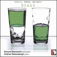 Duals: Fedele, Ohana, Aperghis - Andrea Rebaudengo (piano); Simone Beneventi (percussion)