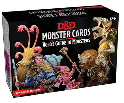 Dungeons & Dragons Spellbook Cards: Volo's Guide to Monsters (Monster Cards, D&d Accessory) - Wizards RPG Team (Creator)