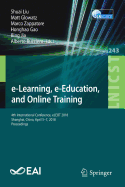 E-Learning, E-Education, and Online Training: 4th International Conference, Eleot 2018, Shanghai, China, April 5-7, 2018, Proceedings