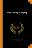 Early History of Singing