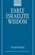 Early Israelite Wisdom