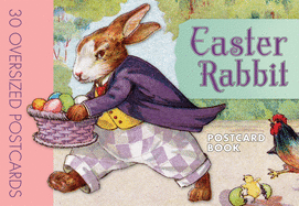 Easter Rabbit Postcard Book
