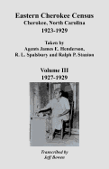 Eastern Cherokee Census 1923-1929, Vol. III