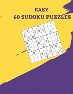 Easy 60 Sudoku Puzzle: Train Your Brain