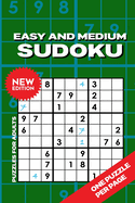 Easy and medium sudoku puzzles for seniors: Big print, one puzzle per page.