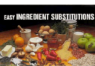 Easy Ingredient Substitutions - Bristol Publishing Enterprises