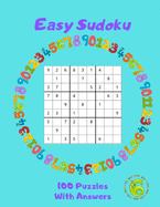 Easy Sudoku - 100 Puzzles With Answers: Large Print - Volume 6
