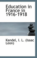 Education in France in 1916-1918