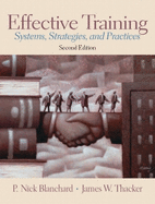 Effective Training: Systems, Strategies and Practices