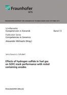 Effects of hydrogen sulfide in fuel gas on SOFC stack performance with nickel containing anodes.