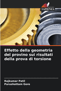 Effetto della geometria del provino sui risultati della prova di torsione