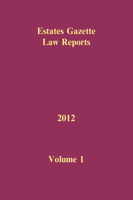 EGLR 2012 Volume 1 - Marshall, Hazel (Editor)