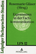 Eigennamen in Der Fachkommunikation