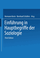 Einfuhrung in Hauptbegriffe Der Soziologie