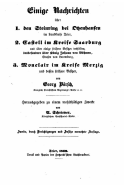 Einige Nachrichten Ueber 1. Den Steinring Bei Otzenhausen Im Landkreise Trier, 2. Castell Im Kreise Saarburg Und Uber Besitzer Desselben, Insbesondere Uber Konig Johann Von Bohmen