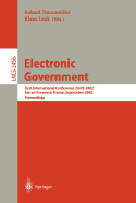 Electronic Government: Third International Conference, Egov 2004, Zaragoza, Spain, August 30-September 3, 2004, Proceedings