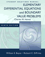 Elementary Differential Equations and Boundary Value Problems: Student Solutions Manual