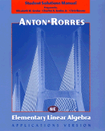 Elementary Linear Algebra, Student Solutions Manual