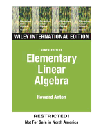 Elementary Linear Algebra