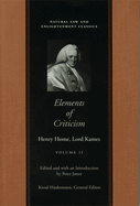 Elements of Criticism: Volume 2 CL