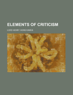 Elements of criticism