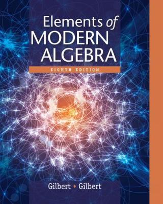 Elements of Modern Algebra - Gilbert, Linda
