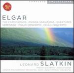 Elgar: The 2 Symphonies; Enigma Variations; Overtures; Serenade; Violin Concerto; Cello Concerto - Janos Starker (cello); Leslie Pearson (organ); Norbert Blum (viola); Pinchas Zukerman (violin); Robert Hill (clarinet);...