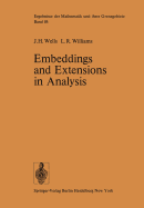 Embeddings and Extensions in Analysis