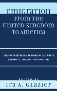 Emigration from the United Kingdom to America: Lists of Passengers Arriving at U.S. Ports