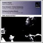 Emil Gilels in Italy: Chopin, Schubert/Kabalevsky, Mozart