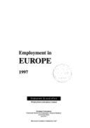 Employment in Europe, 1997 - Commission Of The European Communities