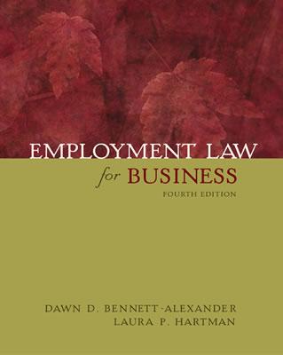 Employment Law for Business with Powerweb - Bennett-Alexander, Dawn D, and Hartman, Laura P