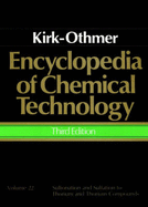 Encyclopedia of Chemical Technology, Sulfonation and Sulfation to Thorium and Thorium Compounds