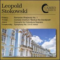 Enescu: Romanian Rhapsody No. 1; Arnold: Comedy Overture "Beckus the Dandipratt"; Glire: Concerto for Coloratura Sop - Ilse Hollweg (soprano); Leopold Stokowski (conductor)