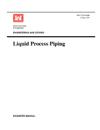 Engineering and Design: Liquid Process Piping (Engineer Manual EM 1110-1-4008)